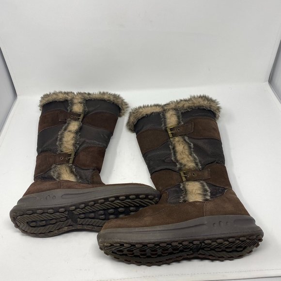 Bass Women's Snow Boots Suede Size 8M - Picture 1 of 16